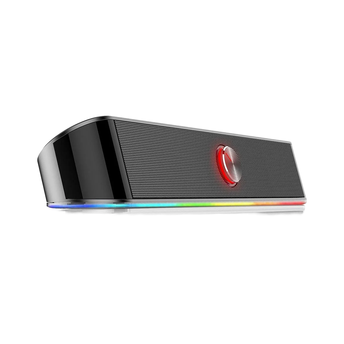Soundbar gamer com iluminação RGB