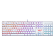 Teclado Redragon Mitra RGB Branco ABNT-2 K551W
