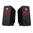 Redragon Alto-falante para Jogos GS500 Stentor - Estéreo 2.0 Canais - USB - Vermelho