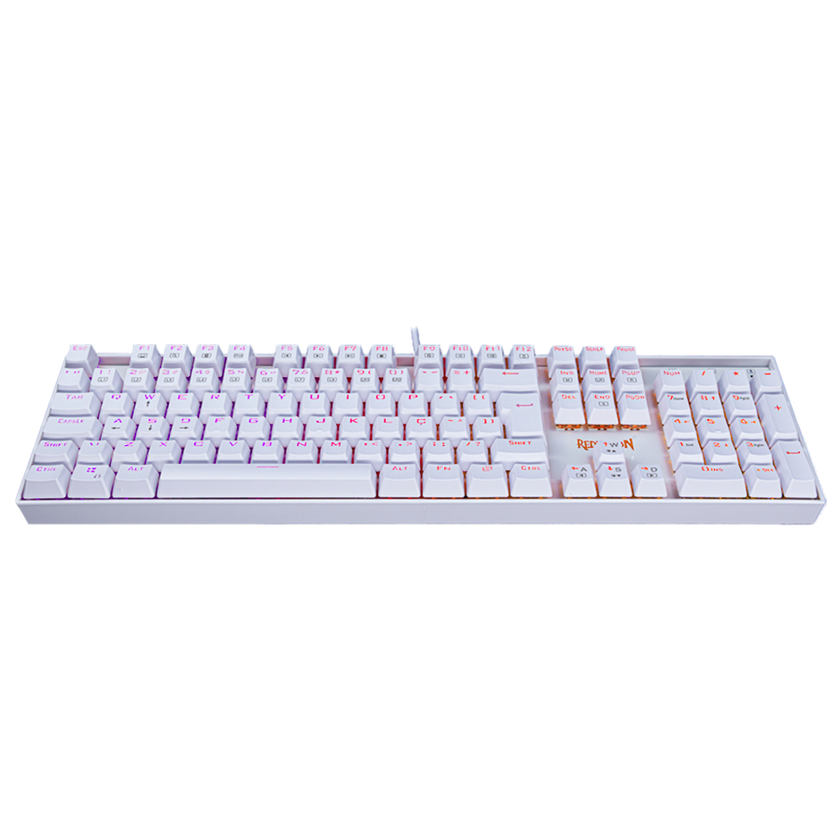Teclado Redragon Mitra RGB Branco ABNT-2 K551W