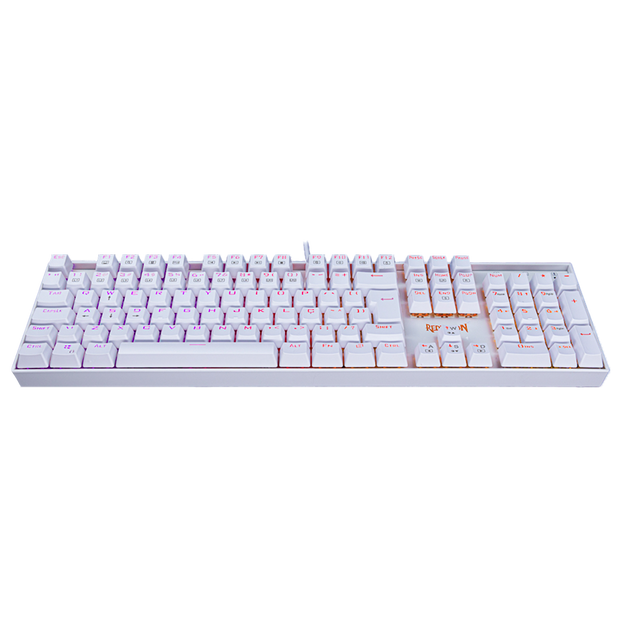 Teclado Redragon Mitra RGB Branco ABNT-2 K551W