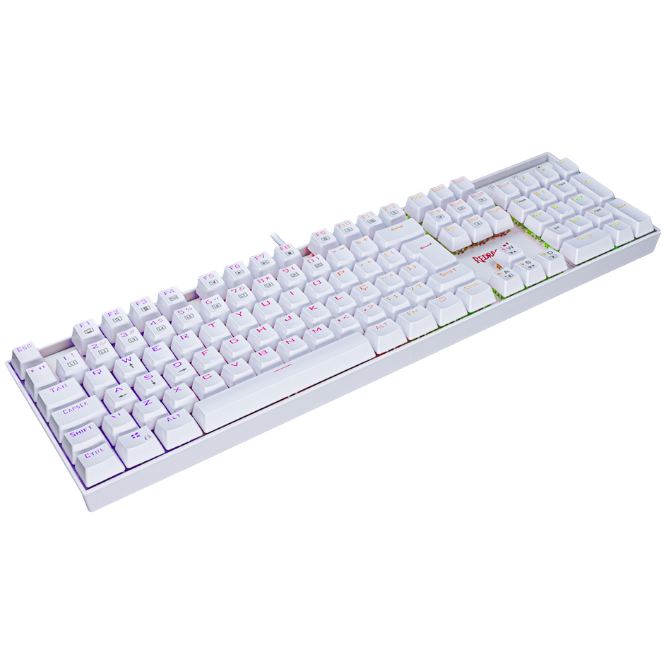 Teclado Redragon Mitra RGB Branco ABNT-2 K551W
