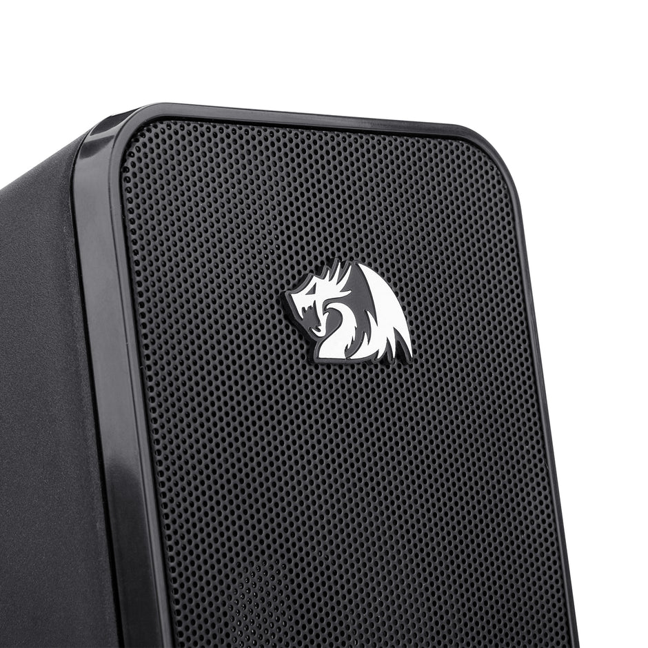 Redragon Alto-falante para Jogos GS500 Stentor - Estéreo 2.0 Canais - USB - Vermelho