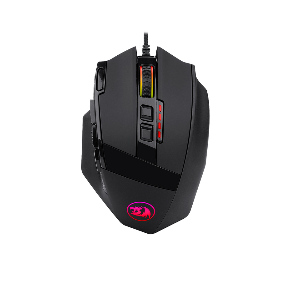 Mouse Para Jogo Com Fio Redragon Sniper M801-rgb Preto