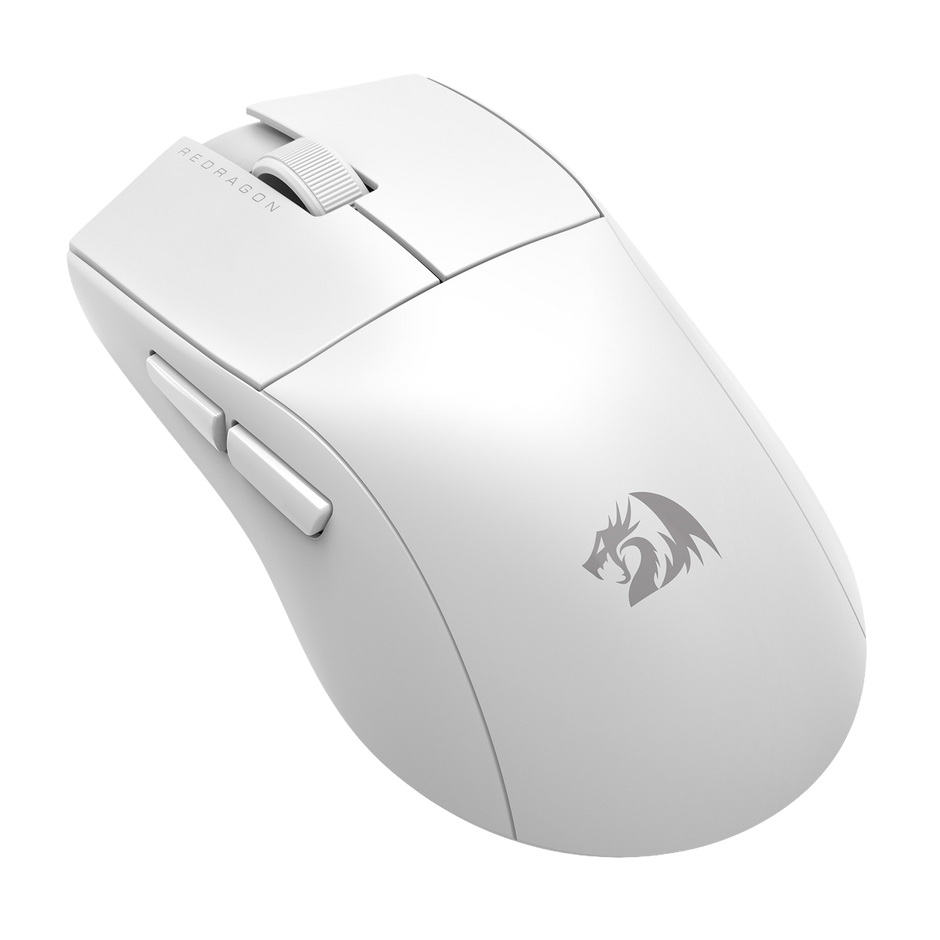 Mouse Sem Fio Redragon King Pro Wireless Rgb Branco M916wpro