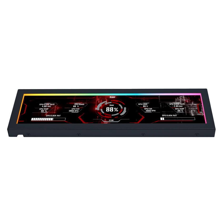 Tela 8.8 para Gabinete Lian Li Universal Screen Preto SM088X