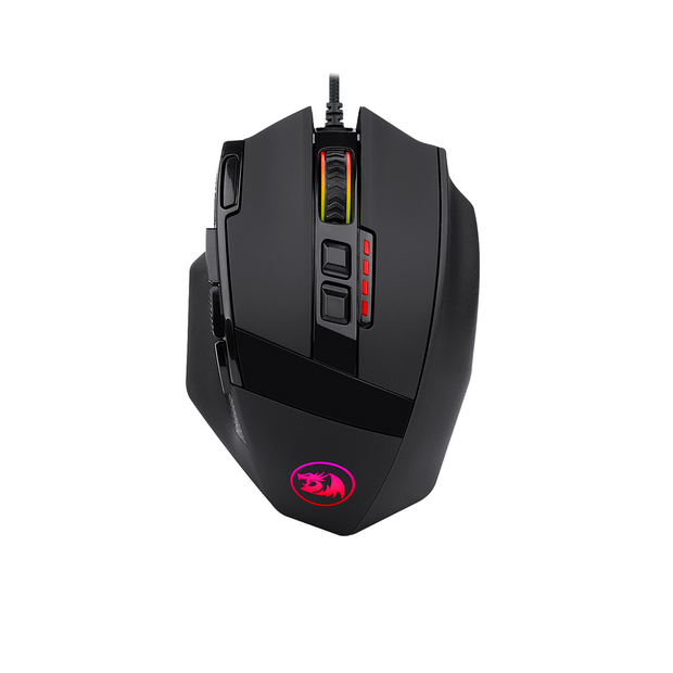 Mouse Para Jogo Com Fio Redragon Sniper M801-rgb Preto