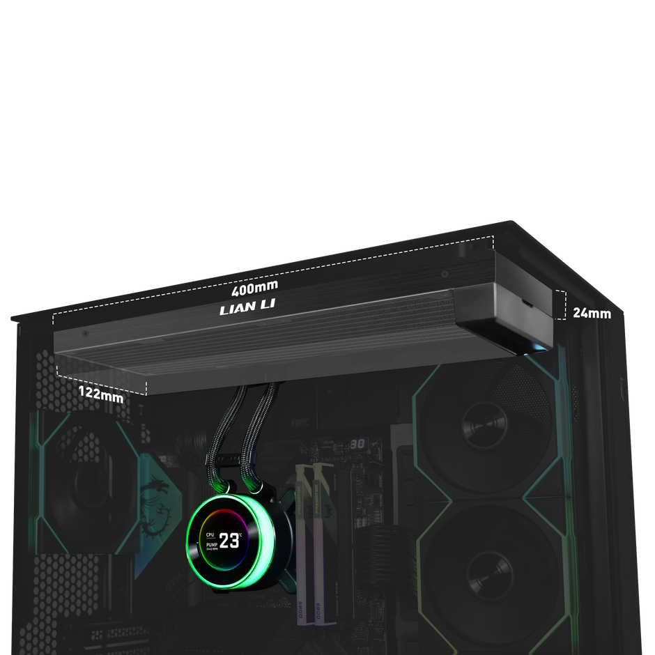 WATER COOLER HYDROSHIFT II LCD-C 360N GHS2LCD36B PRETO
