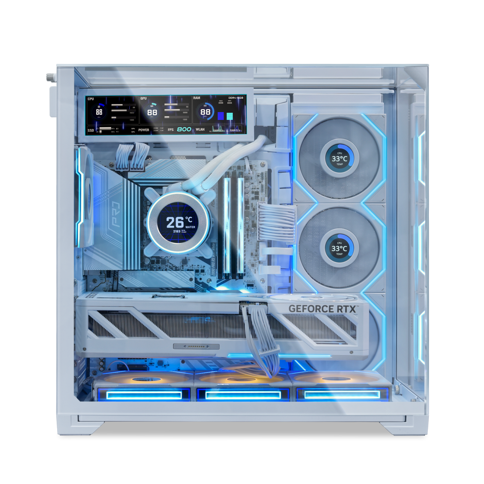 TELA 8.8 PARA GABINETE LIAN LI UNIVERSAL SCREEN BRANCO SM088W