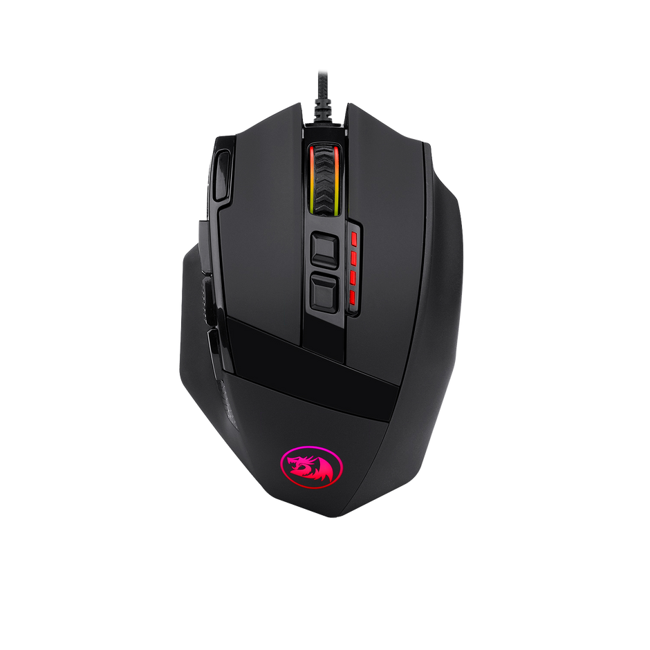 Mouse Para Jogo Com Fio Redragon Sniper M801-rgb Preto