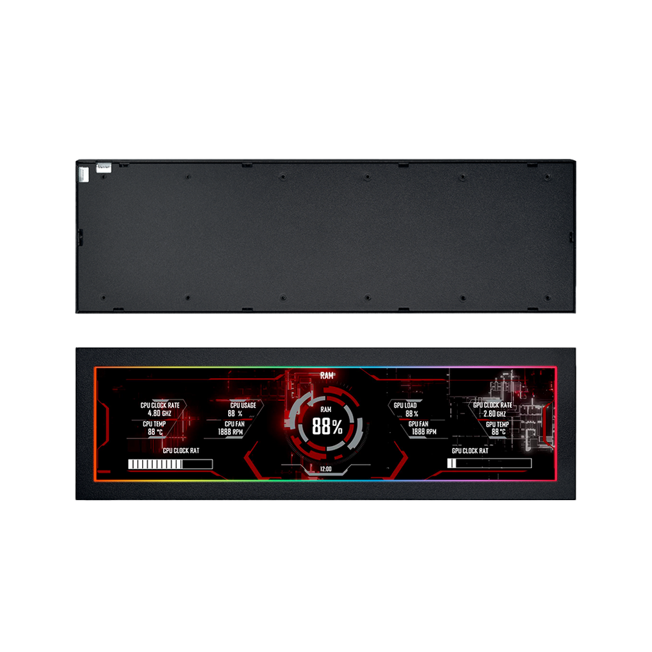 Tela 8.8 para Gabinete Lian Li Universal Screen Preto SM088X
