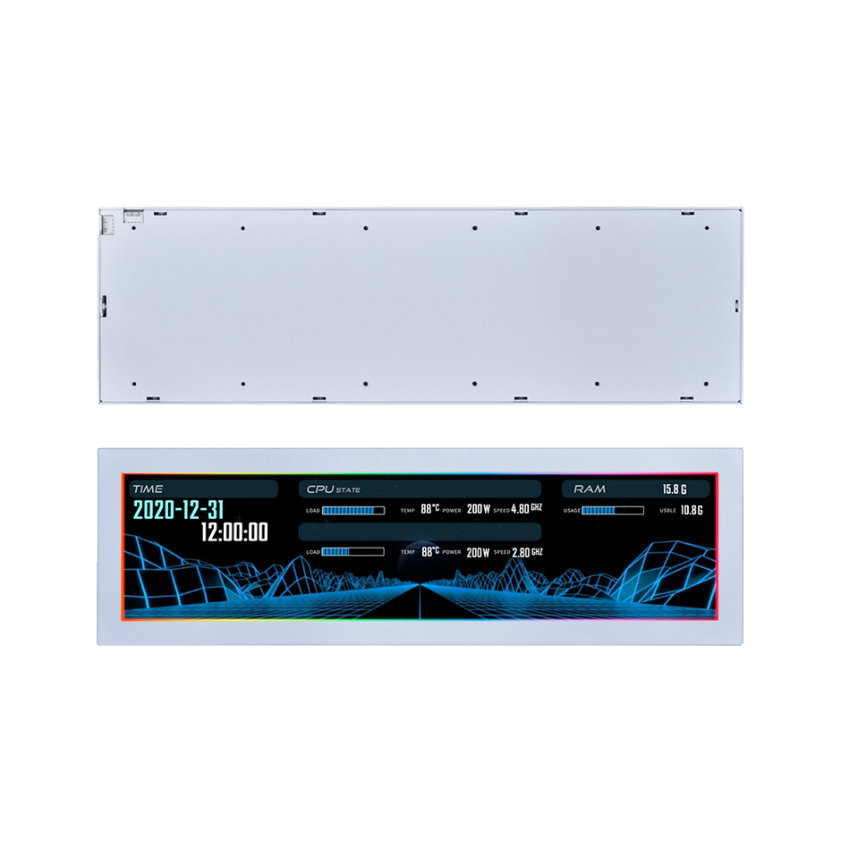 Tela 8.8 para Gabinete Lian Li Universal Screen Preto SM088X