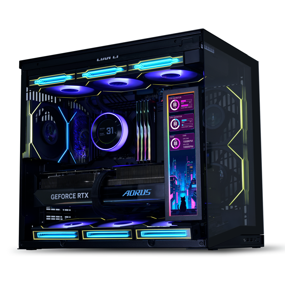 Tela 8.8 para Gabinete Lian Li Universal Screen Preto SM088X