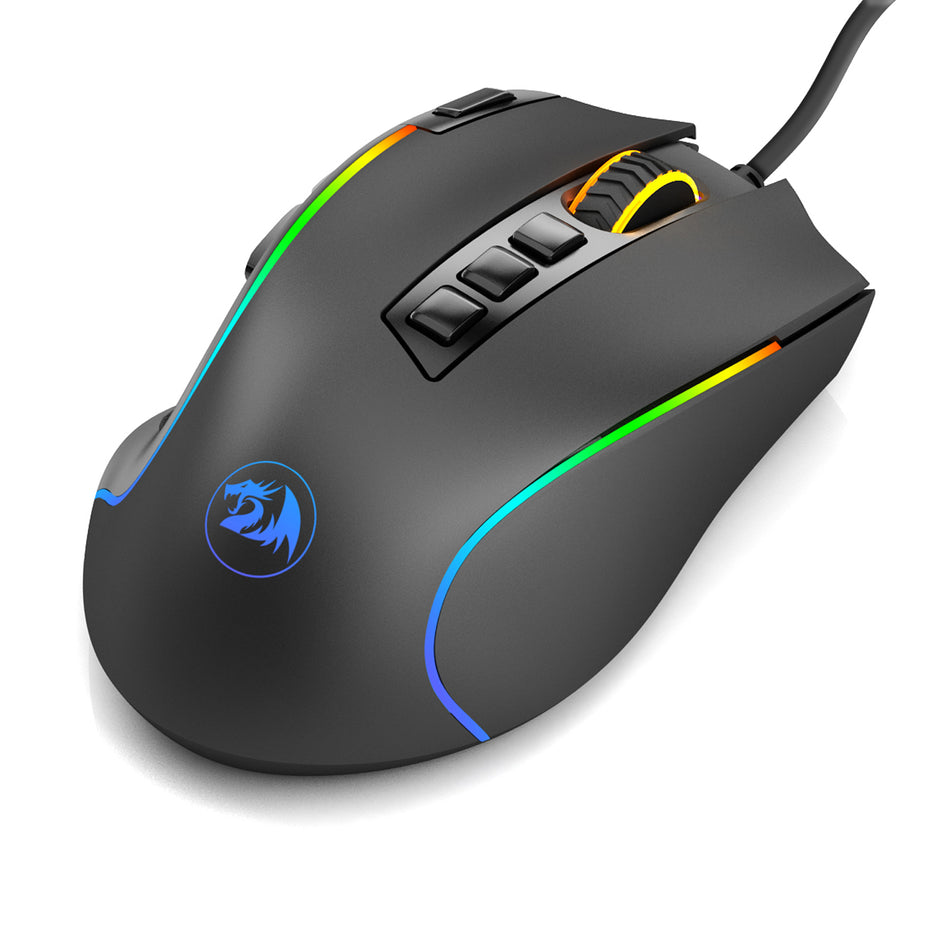Mouse Gamer Redragon Predator RGB M612-RGB, Preto