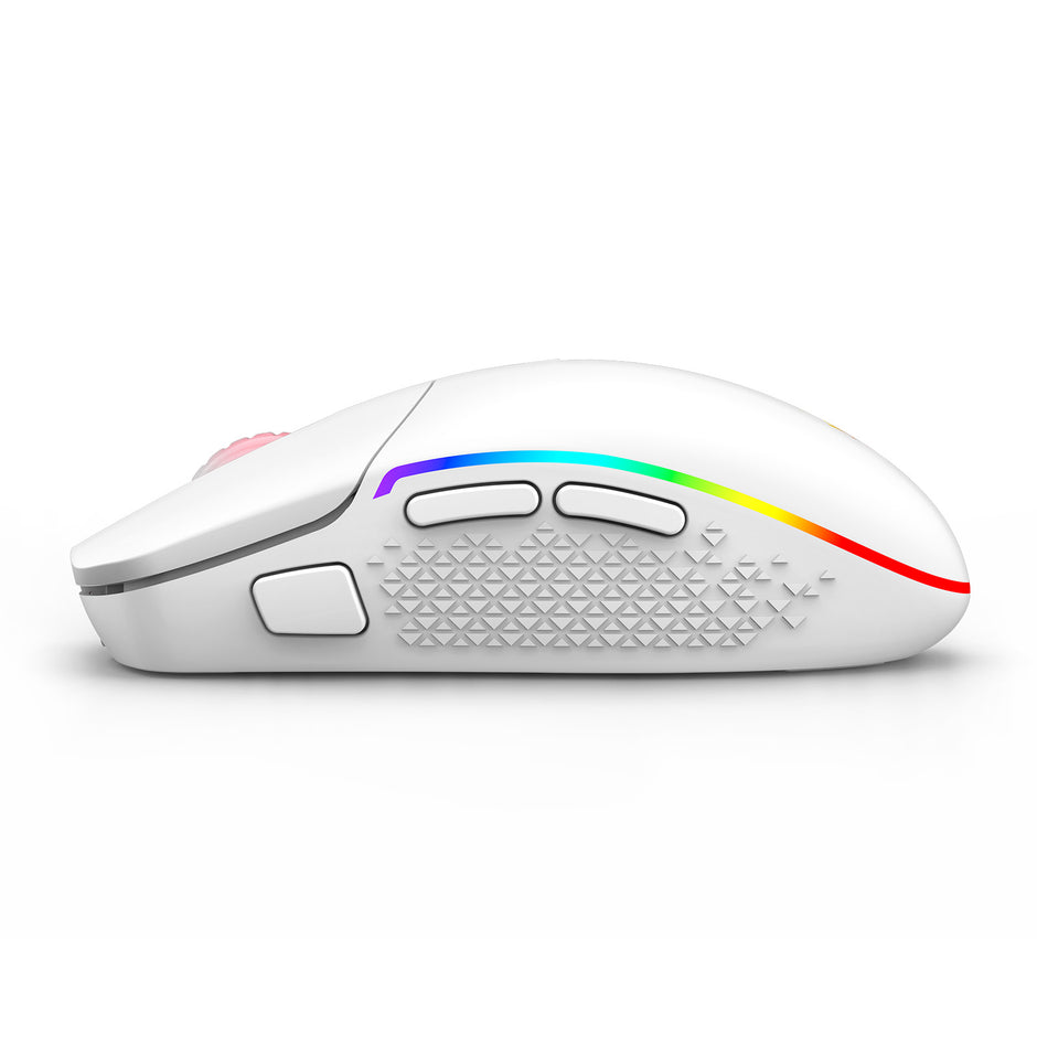 Mouse Gamer Redragon Invader Pro Rgb Branco M719w-rgb-pro