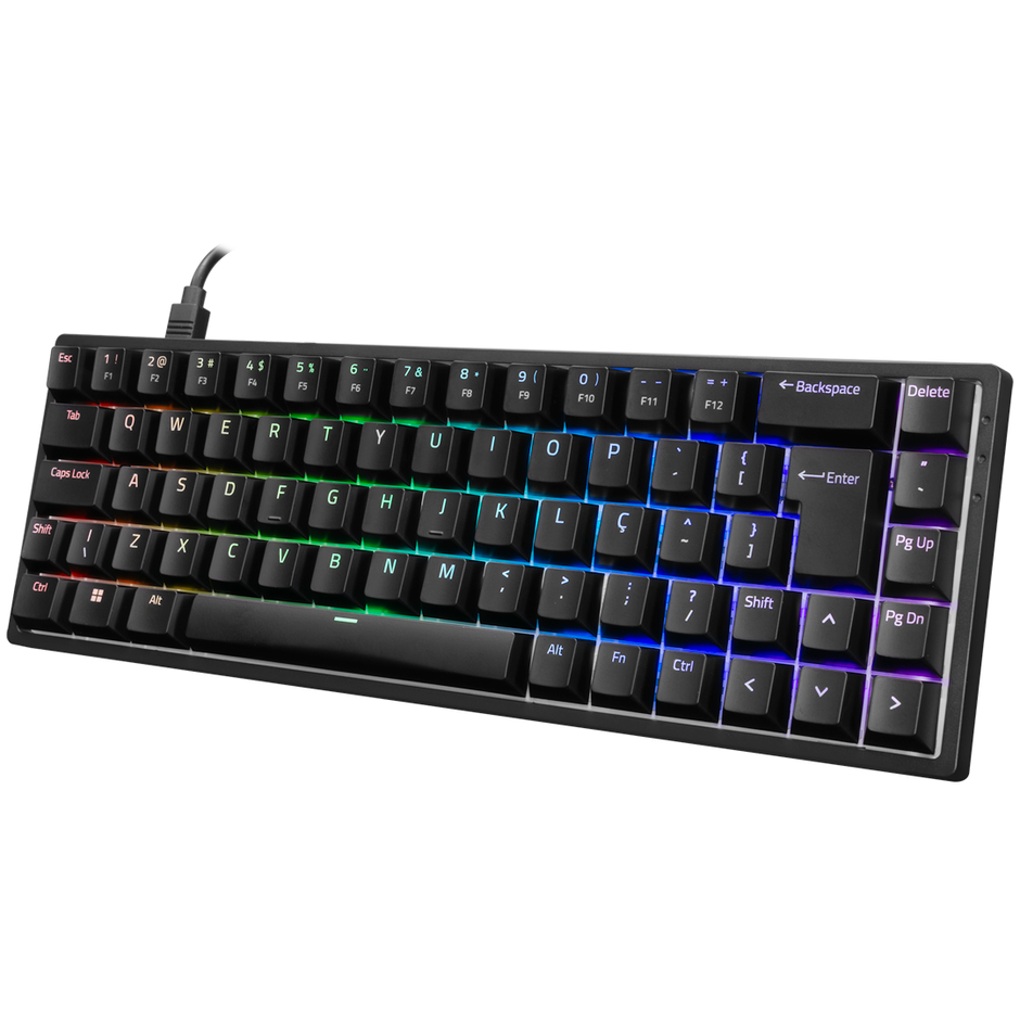 Teclado Akko 3068S Preto Switch Orange