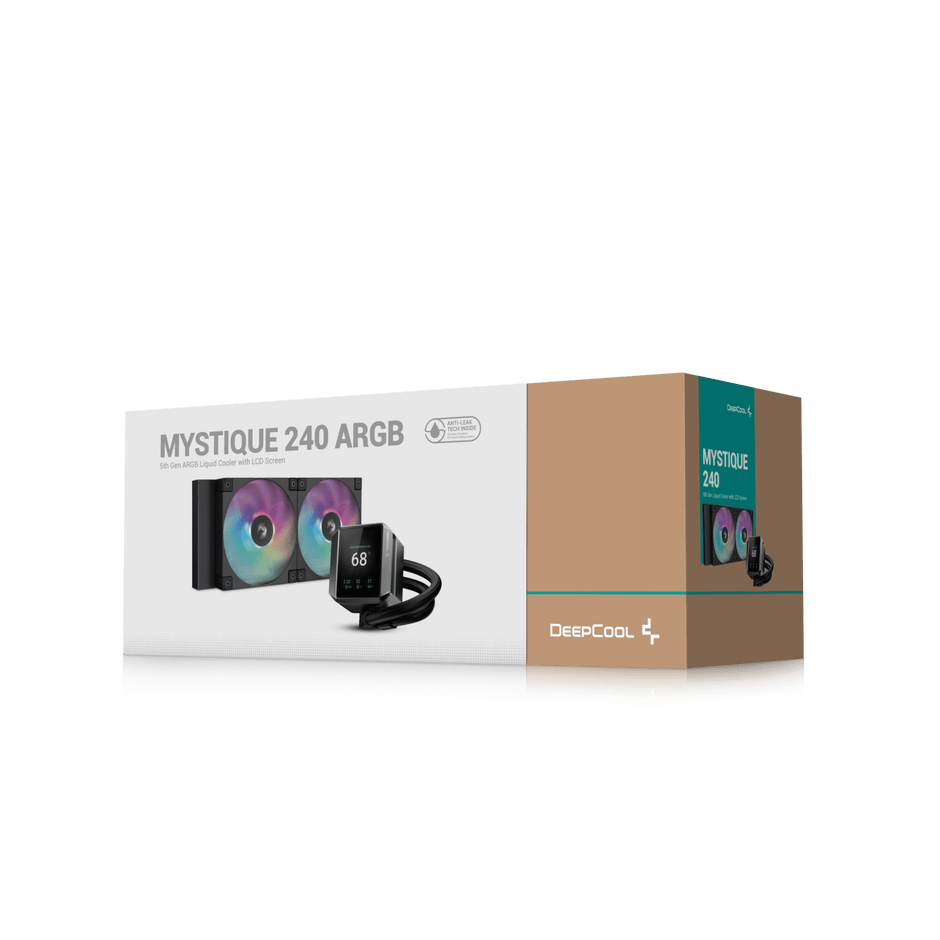 Water Cooler 240mm Deepcool Mystique Argb Preto - Preto - Cor