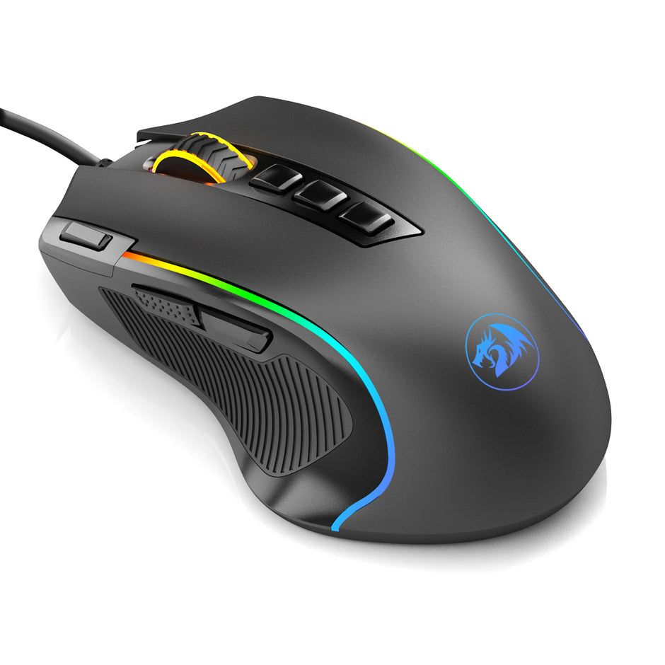 Mouse Gamer Redragon Predator RGB M612-RGB, Preto