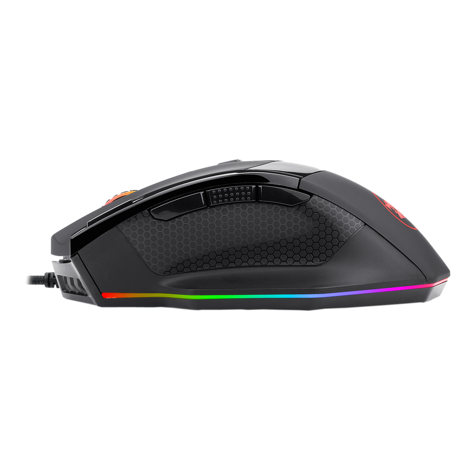 Mouse Para Jogo Com Fio Redragon Sniper M801-rgb Preto
