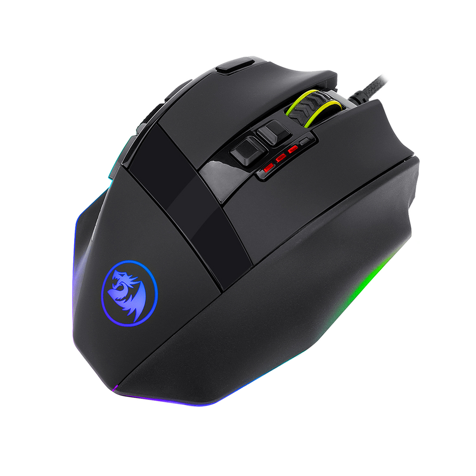Mouse Para Jogo Com Fio Redragon Sniper M801-rgb Preto