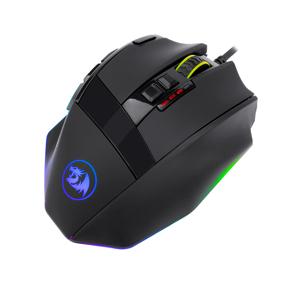 Mouse Para Jogo Com Fio Redragon Sniper M801-rgb Preto
