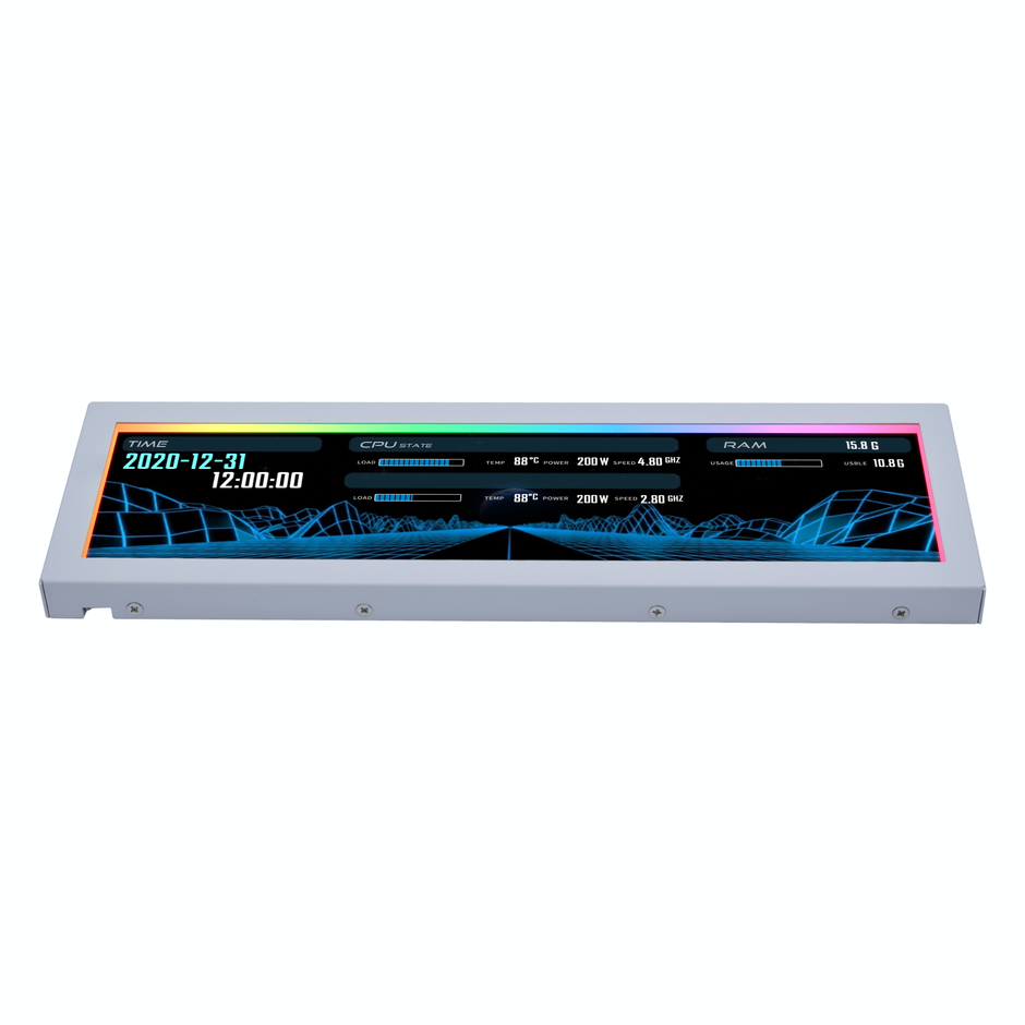 TELA 8.8 PARA GABINETE LIAN LI UNIVERSAL SCREEN BRANCO SM088W