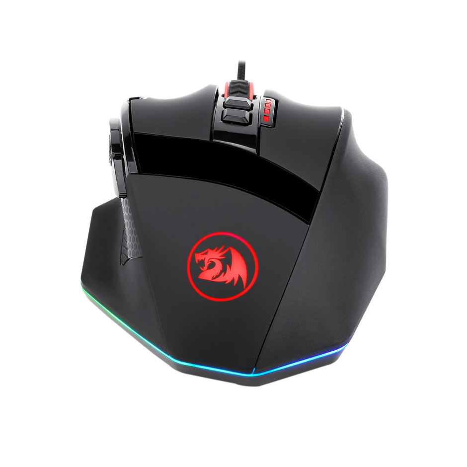 Mouse Para Jogo Com Fio Redragon Sniper M801-rgb Preto
