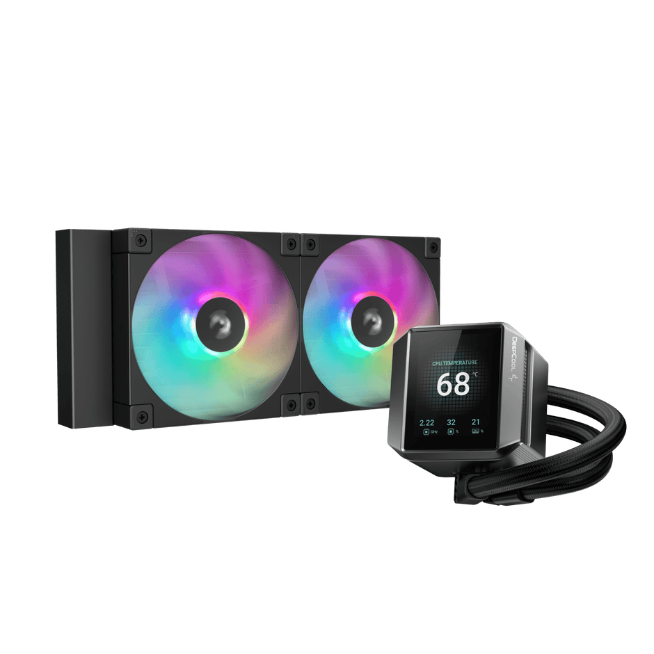 Water Cooler 240mm Deepcool Mystique Argb Preto - Preto - Cor