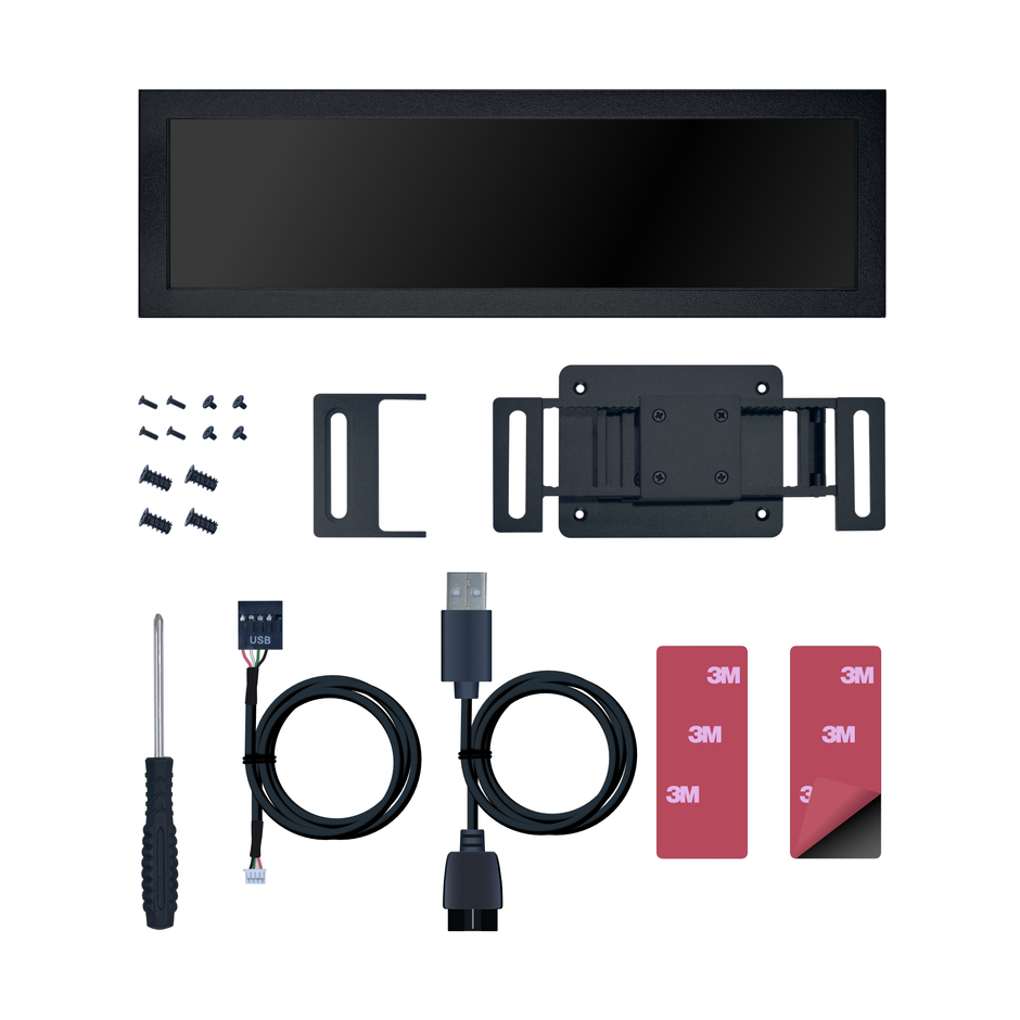 Tela 8.8 para Gabinete Lian Li Universal Screen Preto SM088X