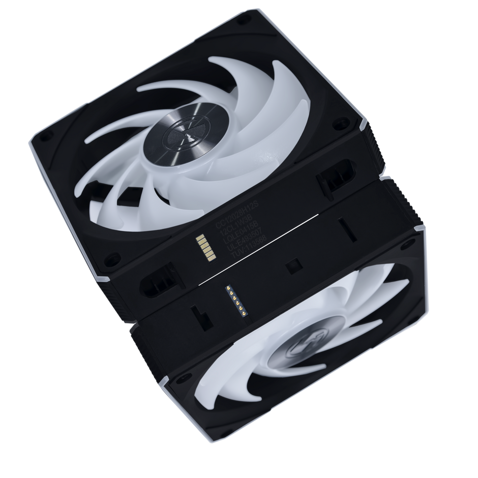 Kit 3 Fan Gamer Uni Fan CL Wireless 120 ARGB 12CL1W3B Preto