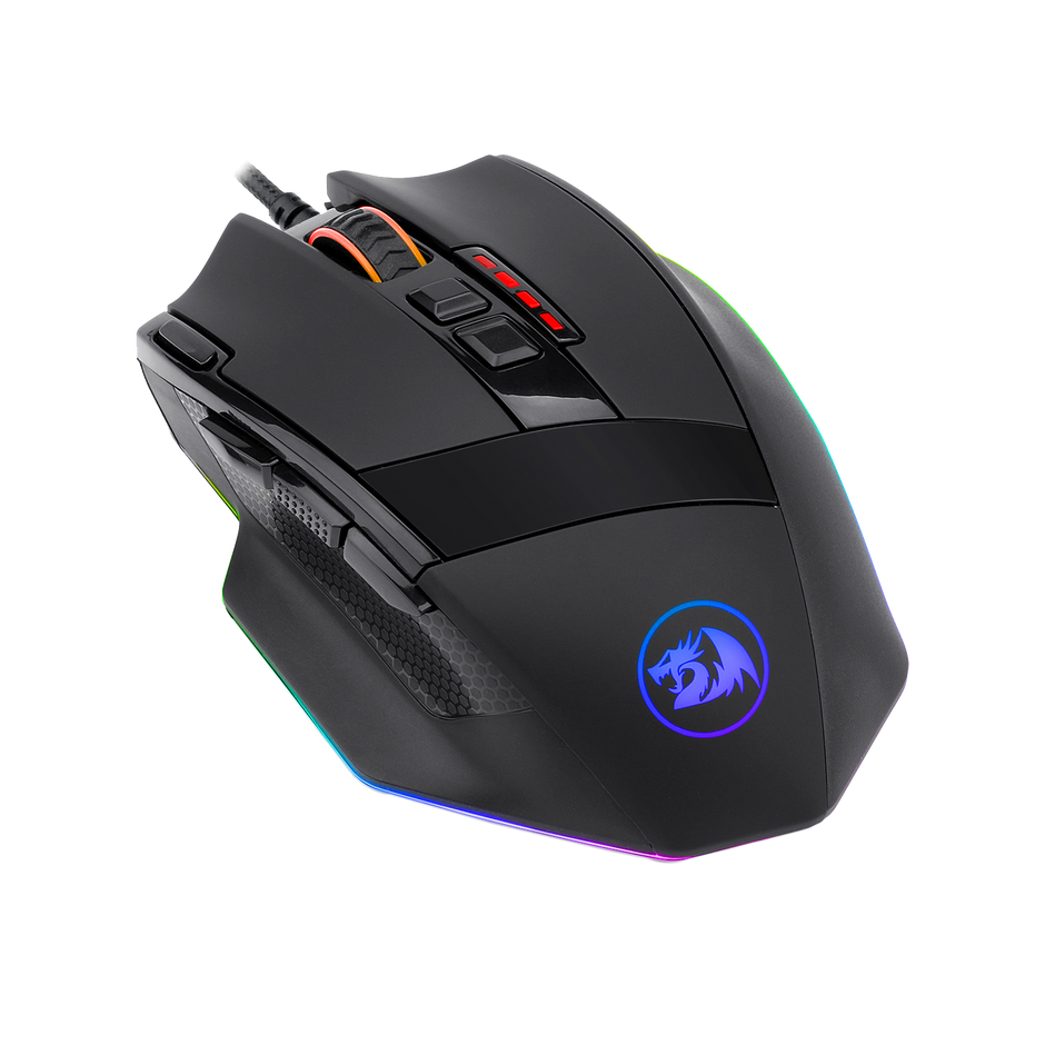 Mouse Para Jogo Com Fio Redragon Sniper M801-rgb Preto