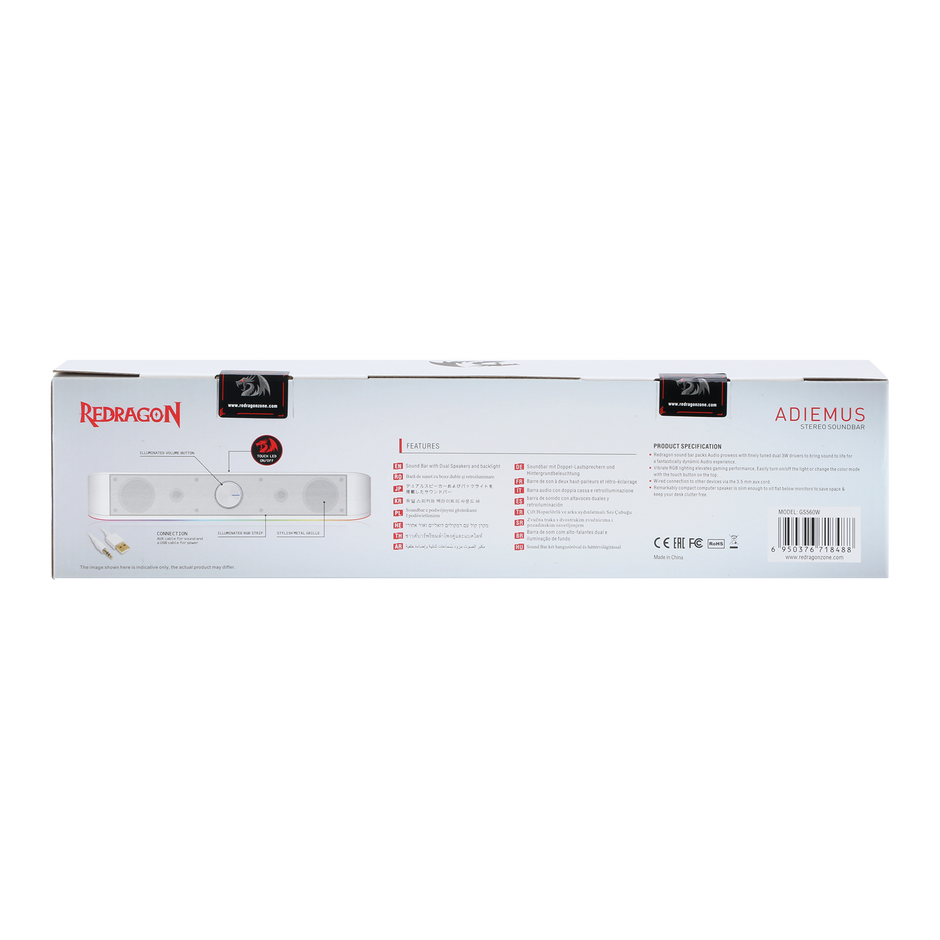 Caixa de Som Adiemus GS560 White