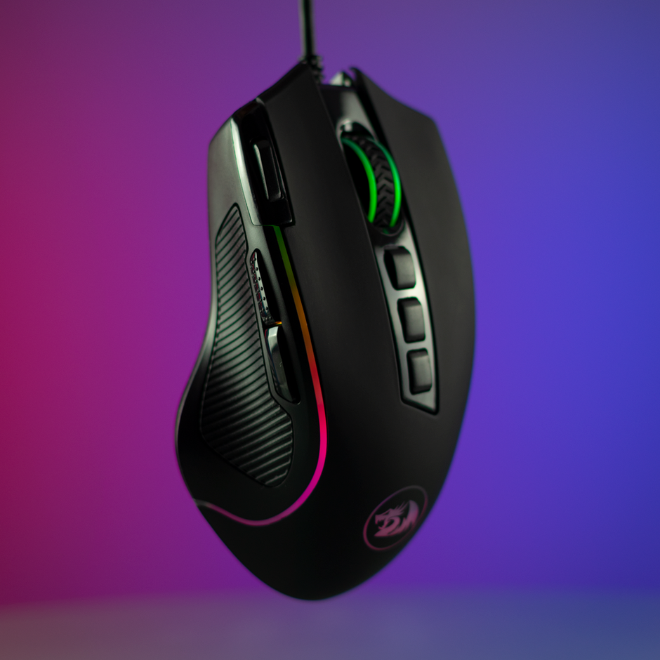 Mouse Gamer Redragon Predator RGB M612-RGB, Preto