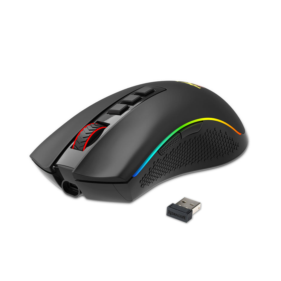 Mouse Gamer Redragon Cobra Pro Wireless Sem Fio 2.4g
