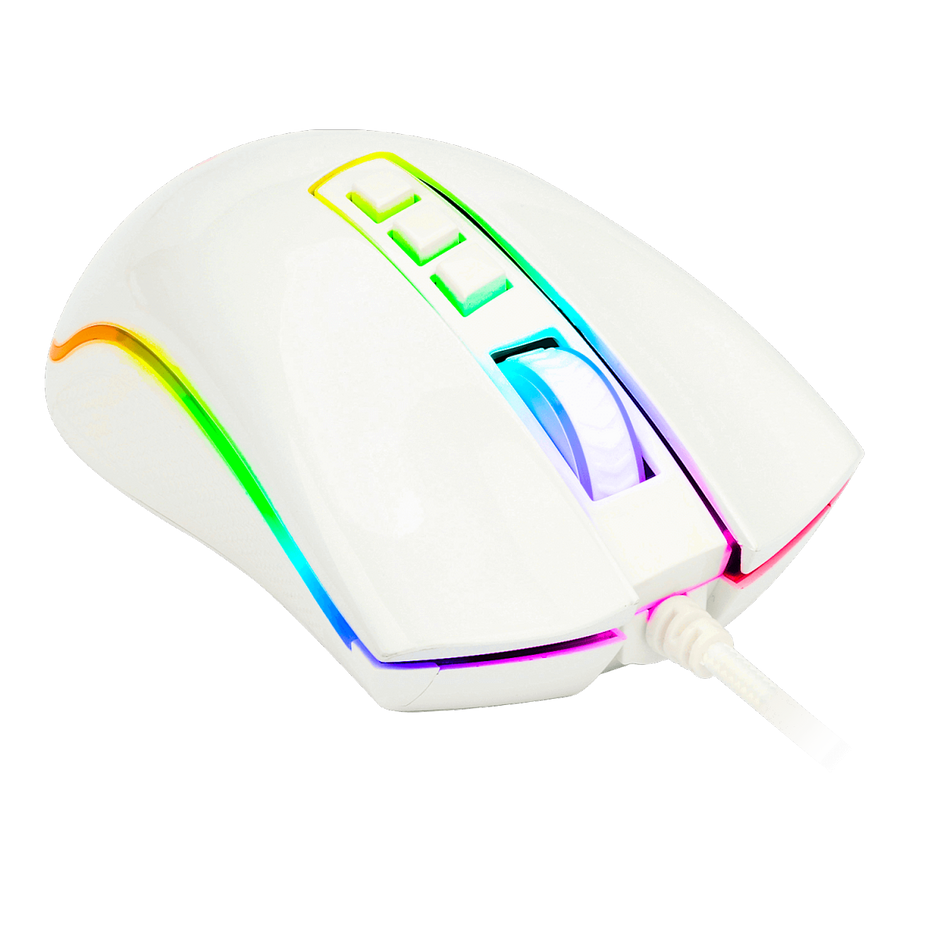 Mouse Gamer Redragon Cobra Branco Lunar White RGB M711W — foto 7