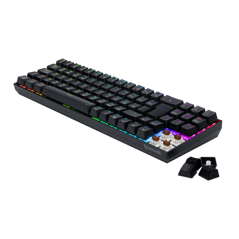 Teclado Mecânico Redragon Zed Pro Sem Fio RGB Switch Brown — foto 5