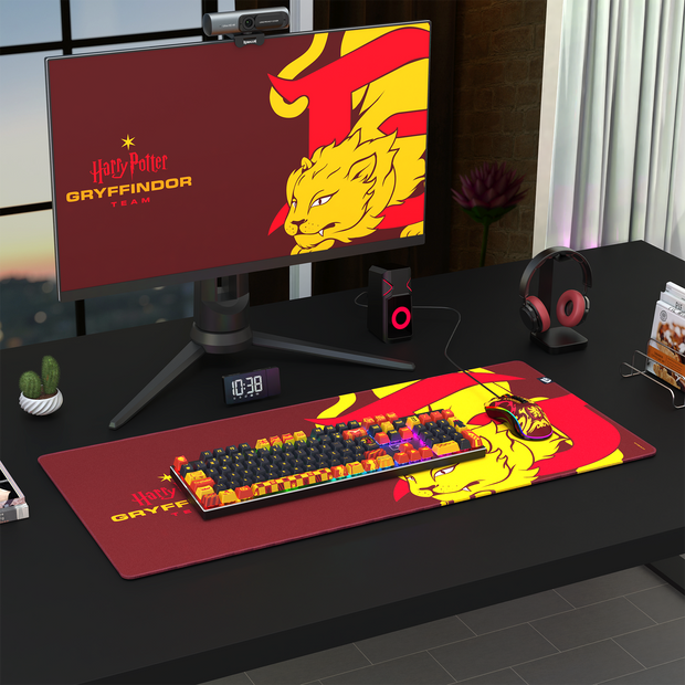 Mouse Pad Redragon X Harry Potter Grifinória Special Edition Vermelho Tamanho L — foto 1