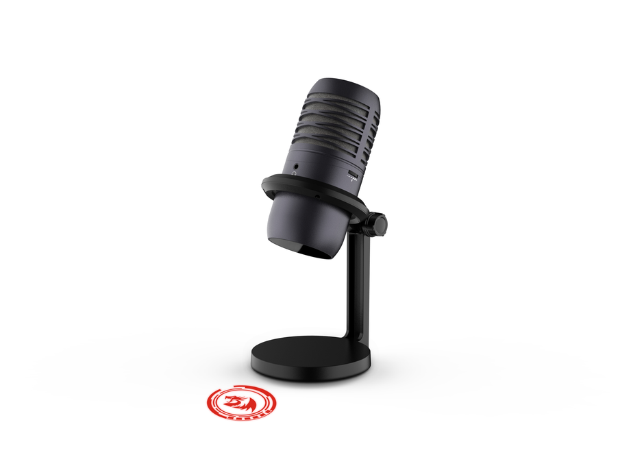 Microfone Gamer Redragon Nebula Condensador USB LED 6 Cores com Suporte de mesa — foto 5