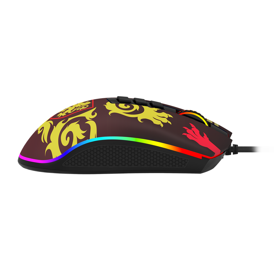 Mouse Gamer Redragon Harry Potter Cobra RGB Special Edition Gryffindor Preto e — foto 4
