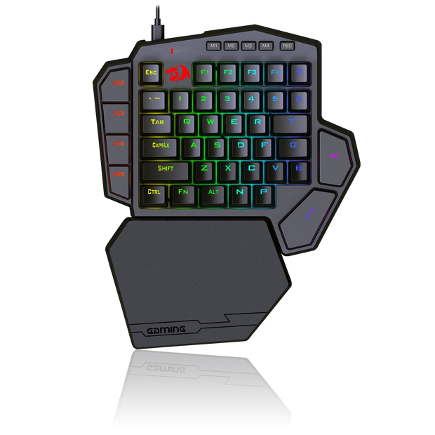 Teclado Gamer Redragon K601 Rgb Diti X Mecânico Switch Azul — foto 2