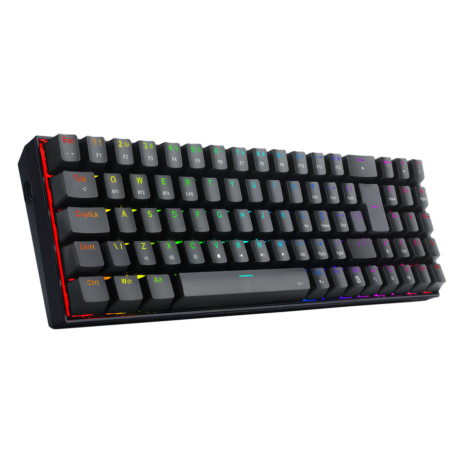 Teclado Mecânico Redragon Zed Pro Sem Fio RGB Switch Brown — foto 3