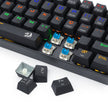 Teclado Mecânico Redragon Lakshmi Rainbow Preto Switch Brown Marrom PT-BR ABNT2 — foto 8