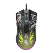 Mouse Gamer Redragon Harry Potter Cobra RGB Special Edition Hufflepuff Preto e A — foto 2