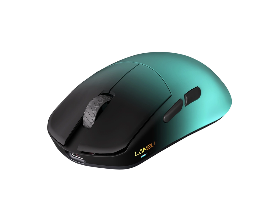 Mouse Gamer Lamzu Maya X Aimlab Edition Preto e Turquesa 8K PWM3950 30000 DPI 47 — foto 2