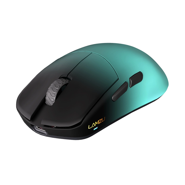 Mouse Gamer Lamzu Maya X Aimlab Edition Preto e Turquesa 8K PWM3950 30000 DPI 47 — foto 2