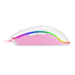 Mouse Gamer Cobra RGB Branco Com Rosa M711WP — foto 4