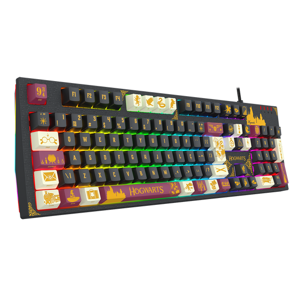 Teclado Mecânico Gamer Redragon Harry Potter Amsa Hogwart’s Special Edition RGB — foto 1