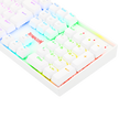 Teclado Mecânico Redragon Mitra RGB Branco Switch Red Vermelho PT-BR ABNT-2 K551 — foto 2