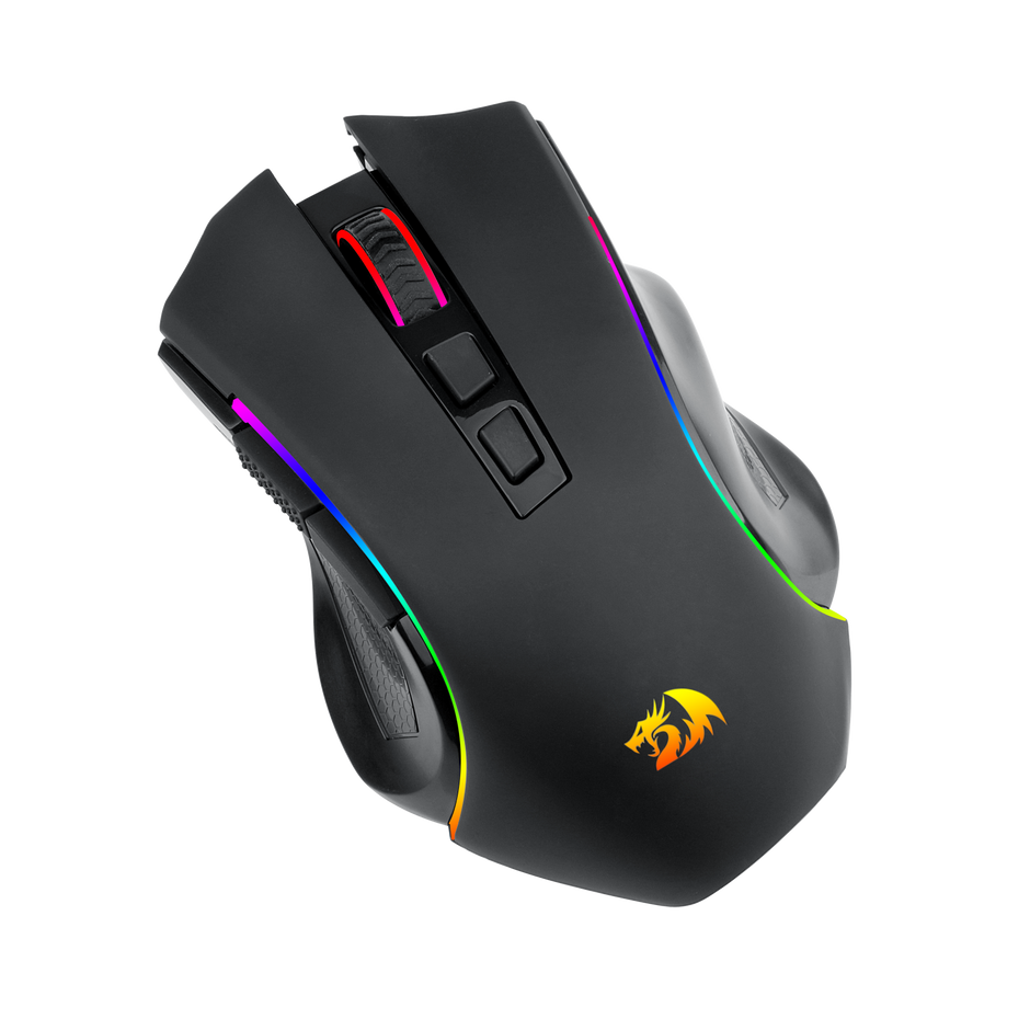 Mouse Gamer Redragon Griffin Pro RGB Preto PAW3212 4800DPI M602P-KS — foto 3