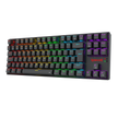 Teclado Gamer Redragon Kumara Elite Rainbow Preto USB Tipo-C Removível Switch Ma — foto 3